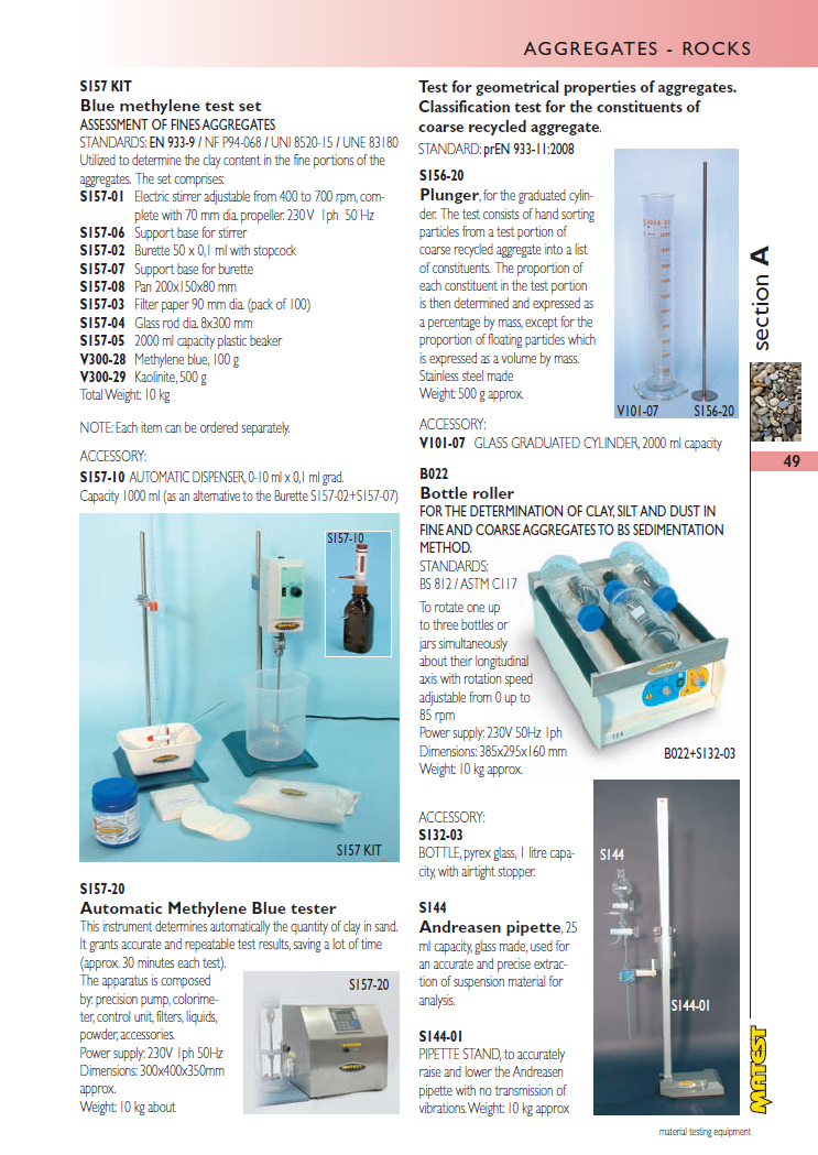 Matest laboriseadmete tootekataloog, lk 49