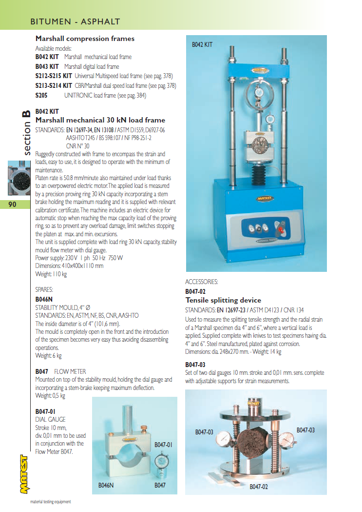 Matest laboriseadmete tootekataloog, lk 90