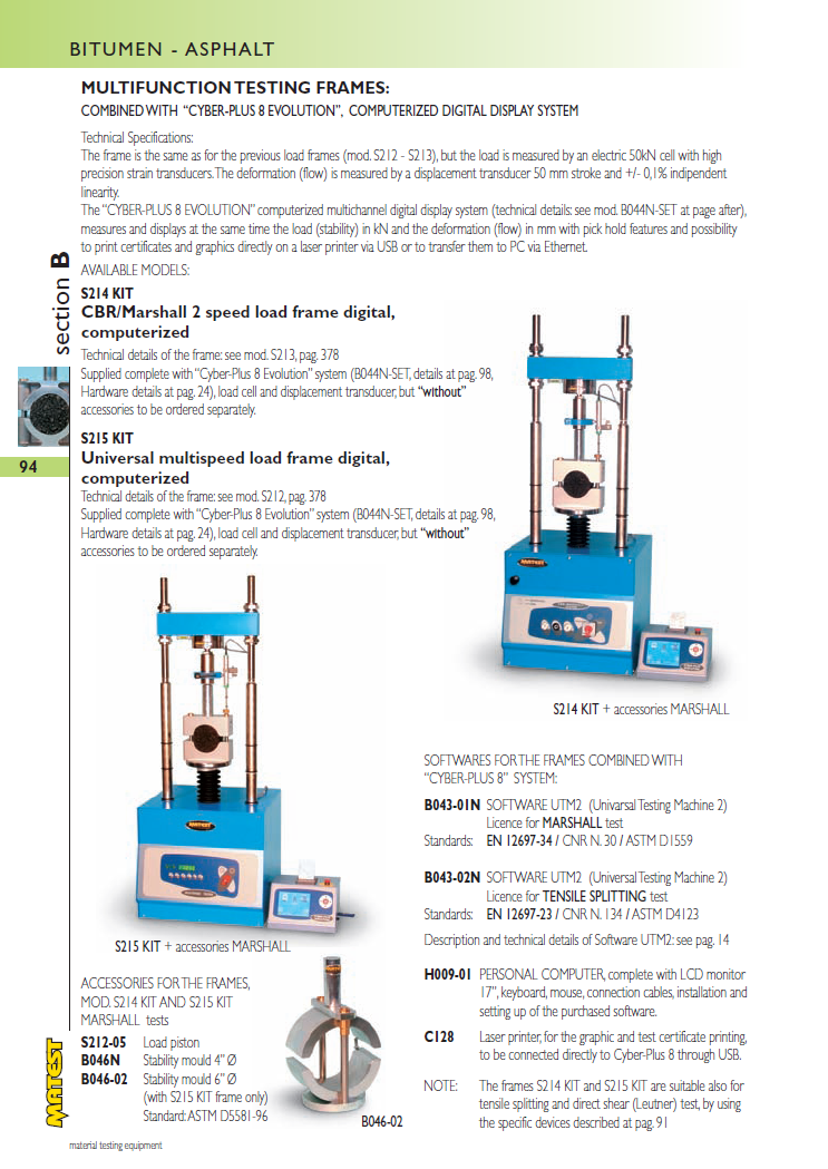 Matest laboriseadmete tootekataloog, lk 94