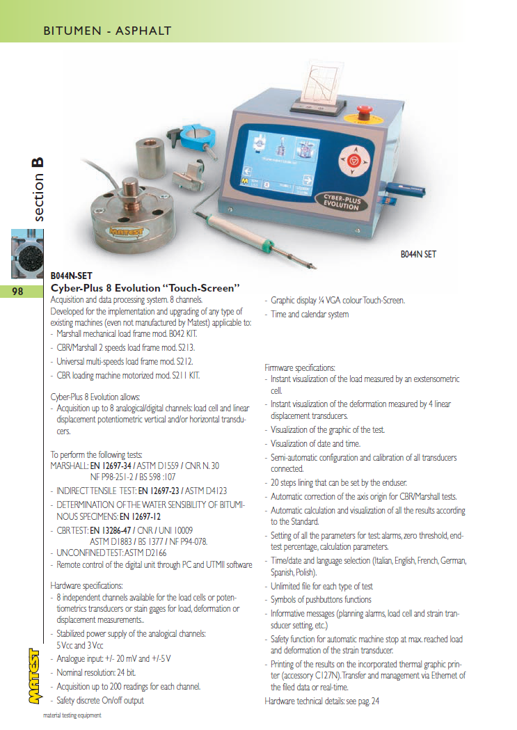 Matest laboriseadmete tootekataloog, lk 98