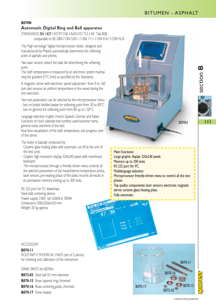 Matest laboriseadmete tootekataloog, lk 111