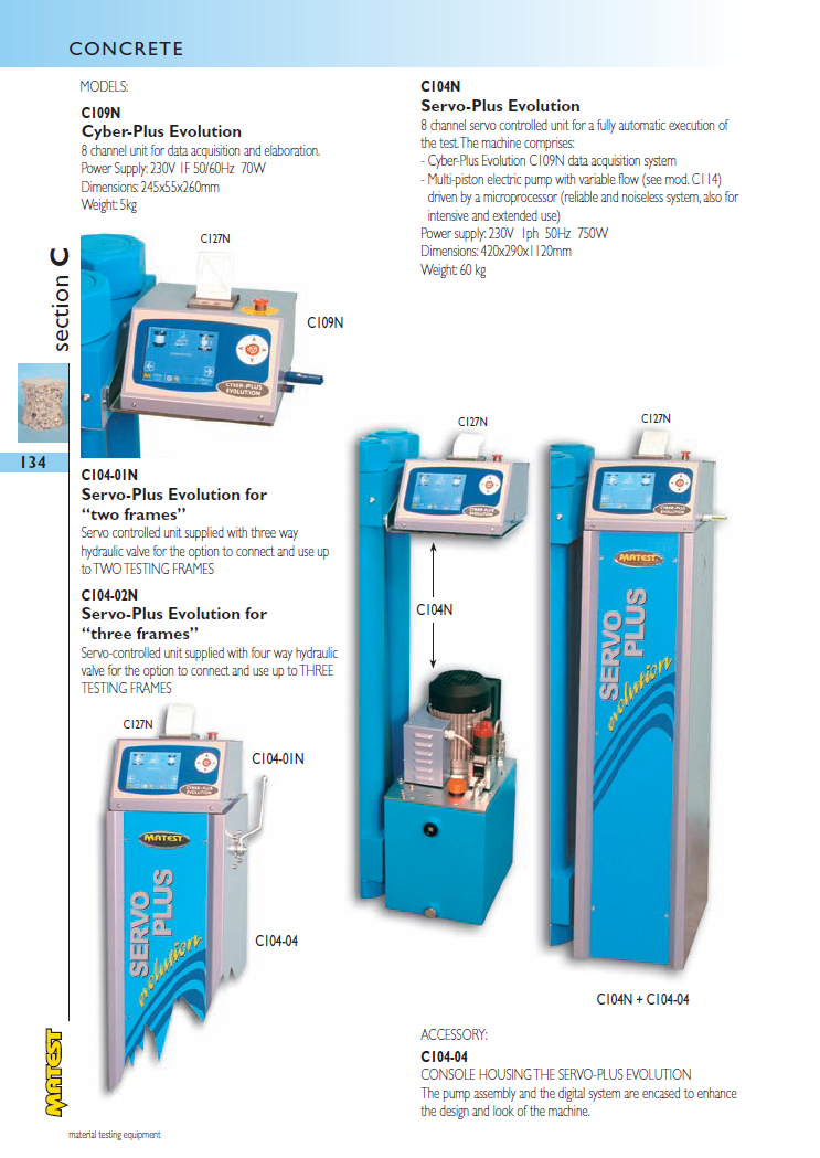 Matest laboriseadmete tootekataloog, lk 134