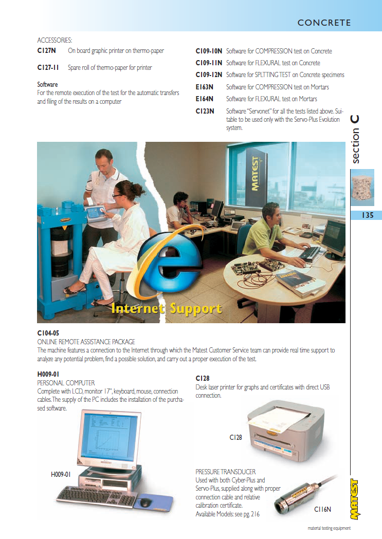 Matest laboriseadmete tootekataloog, lk 135