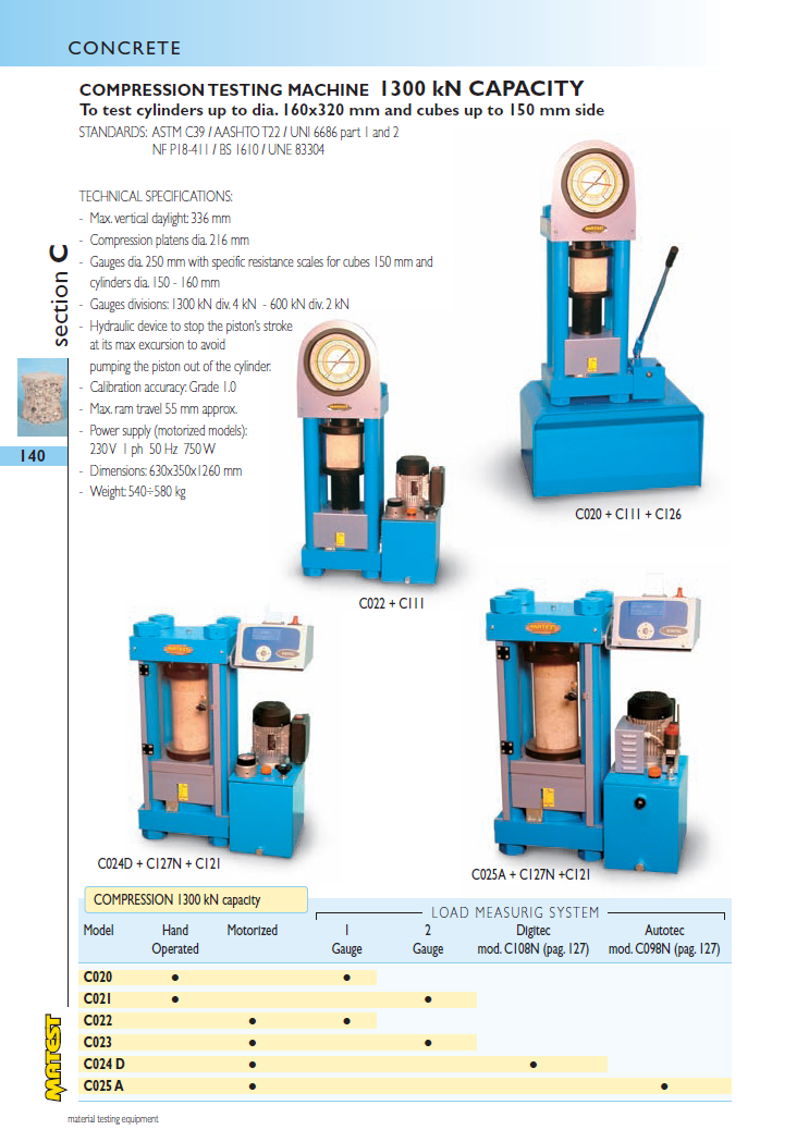 Matest laboriseadmete tootekataloog, lk 140