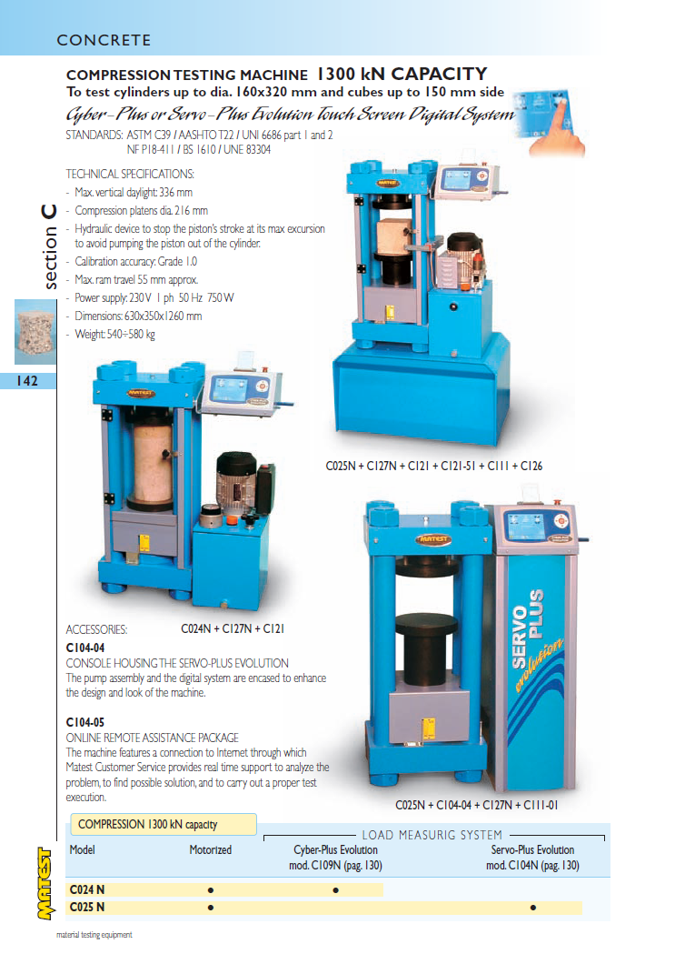 Matest laboriseadmete tootekataloog, lk 142