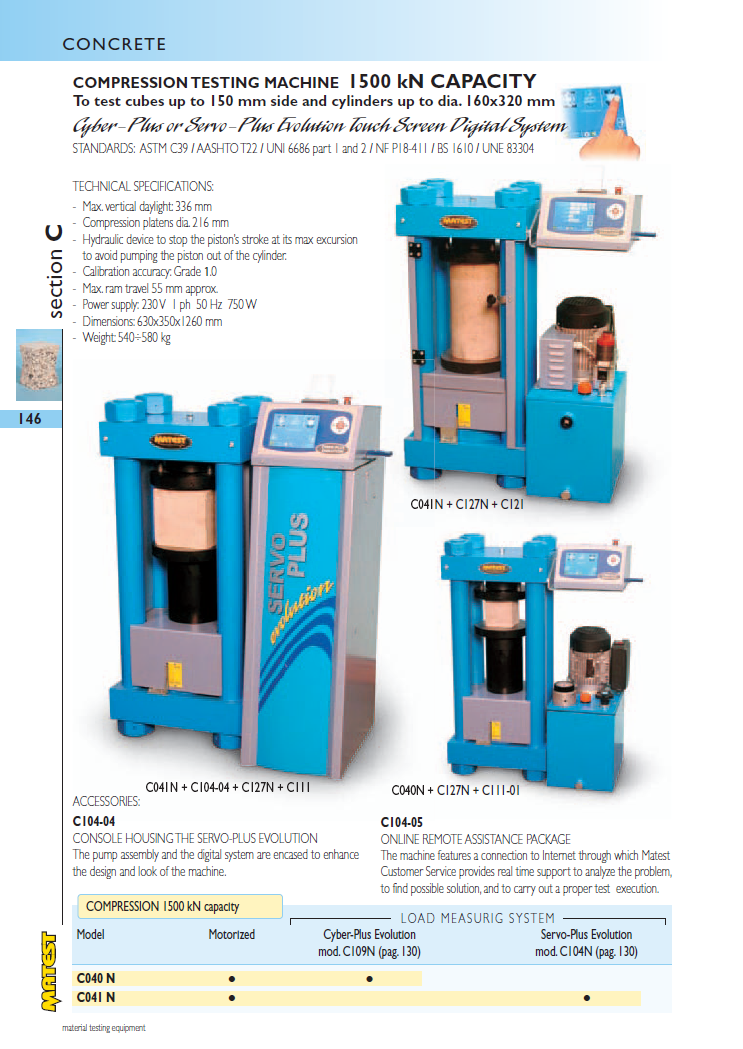 Matest laboriseadmete tootekataloog, lk 146