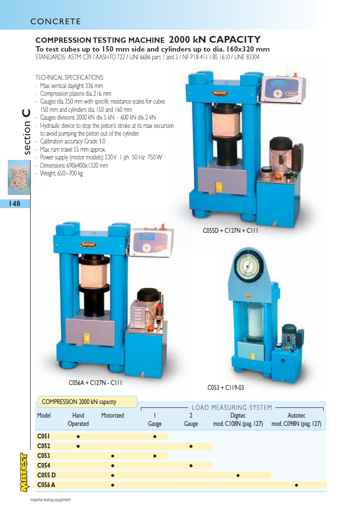 Matest laboriseadmete tootekataloog, lk 148