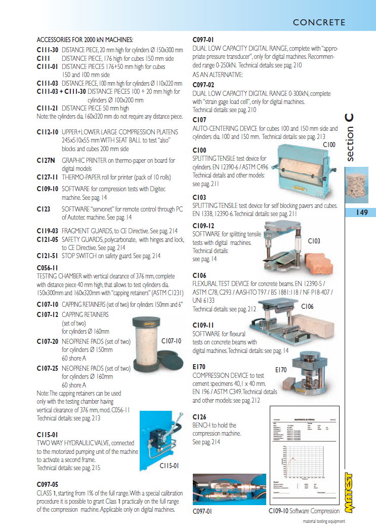 Matest laboriseadmete tootekataloog, lk 149