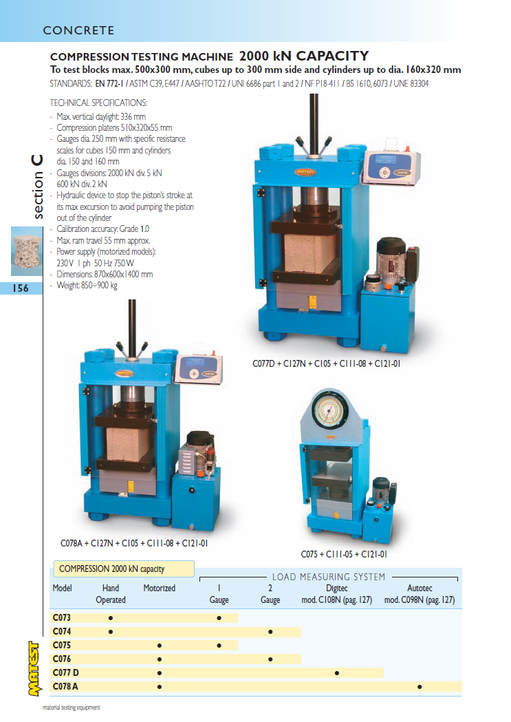 Matest laboriseadmete tootekataloog, lk 156