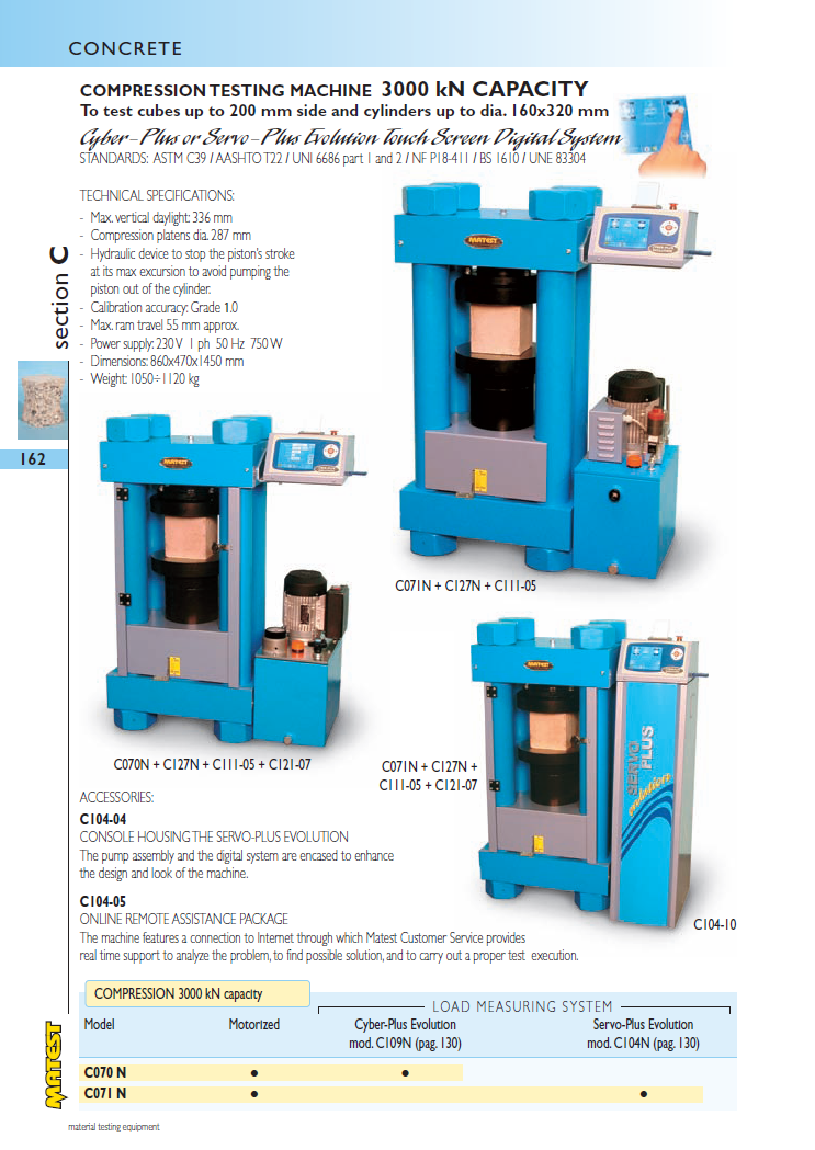 Matest laboriseadmete tootekataloog, lk 162