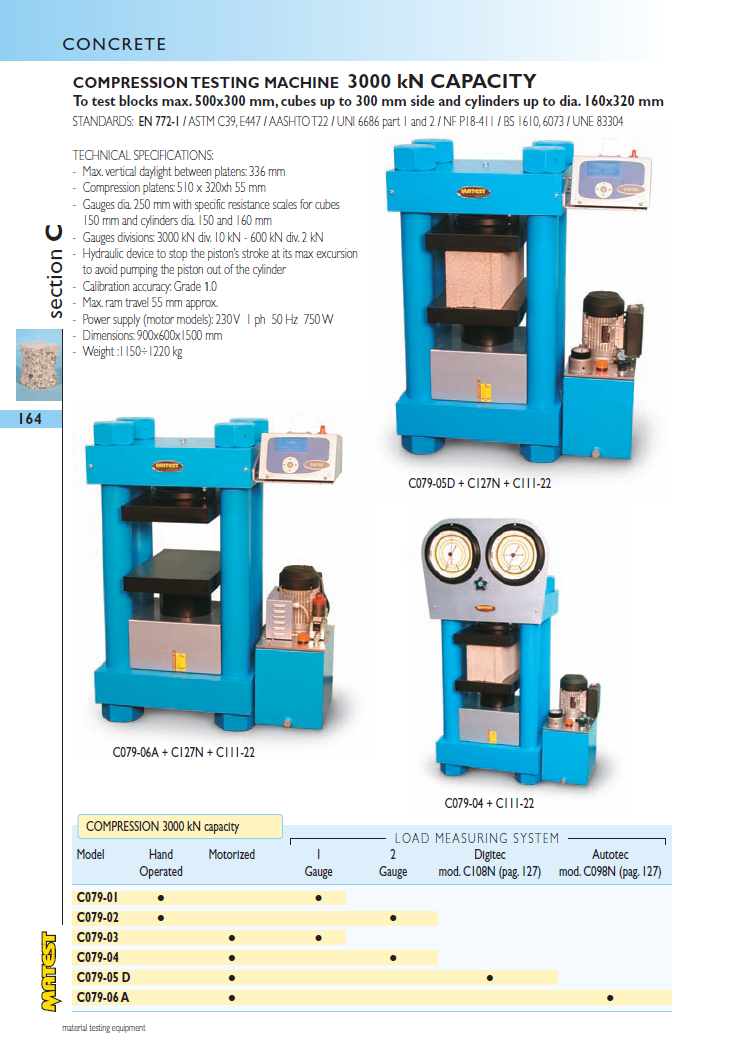Matest laboriseadmete tootekataloog, lk 164