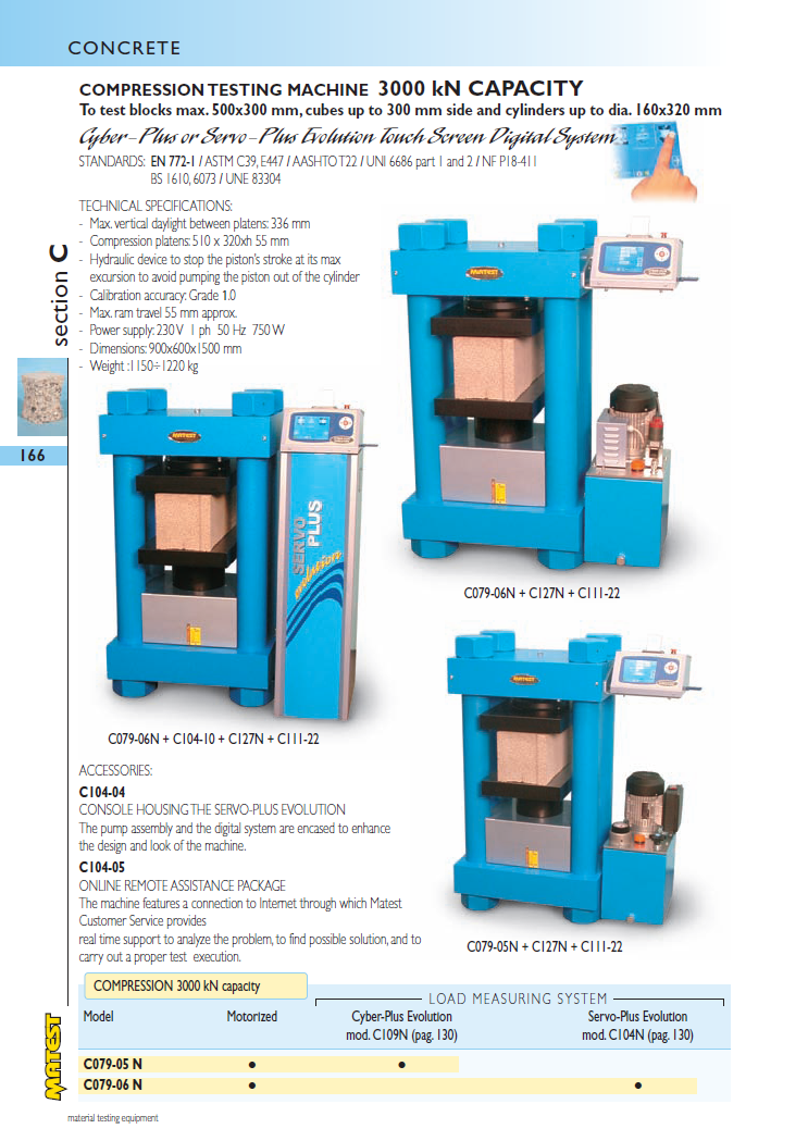 Matest laboriseadmete tootekataloog, lk 166