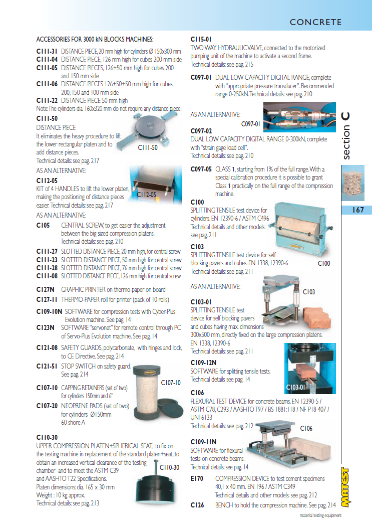 Matest laboriseadmete tootekataloog, lk 167