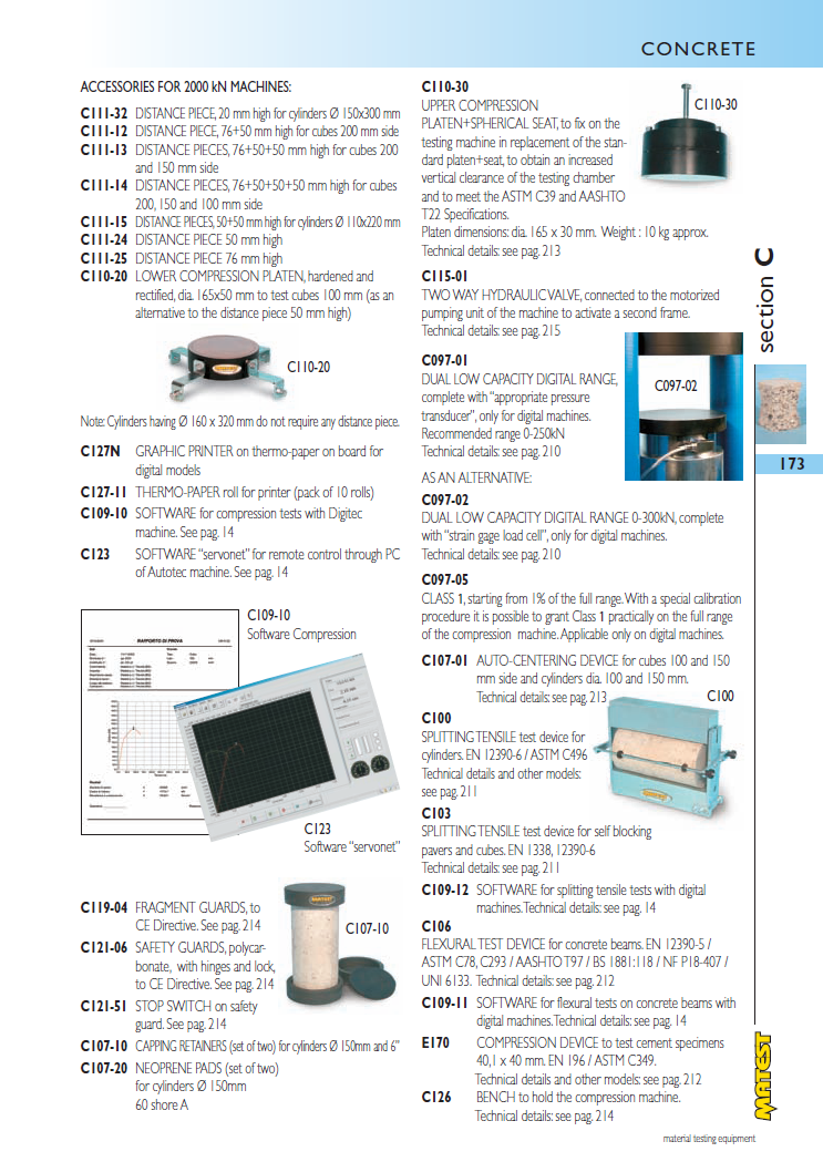 Matest laboriseadmete tootekataloog, lk 173