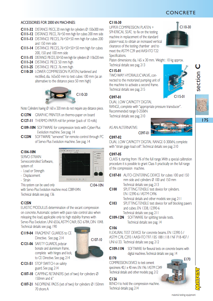 Matest laboriseadmete tootekataloog, lk 175