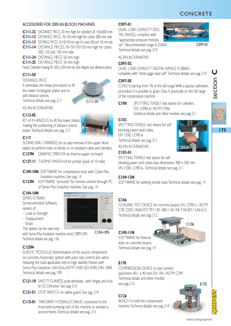 Matest laboriseadmete tootekataloog, lk 179