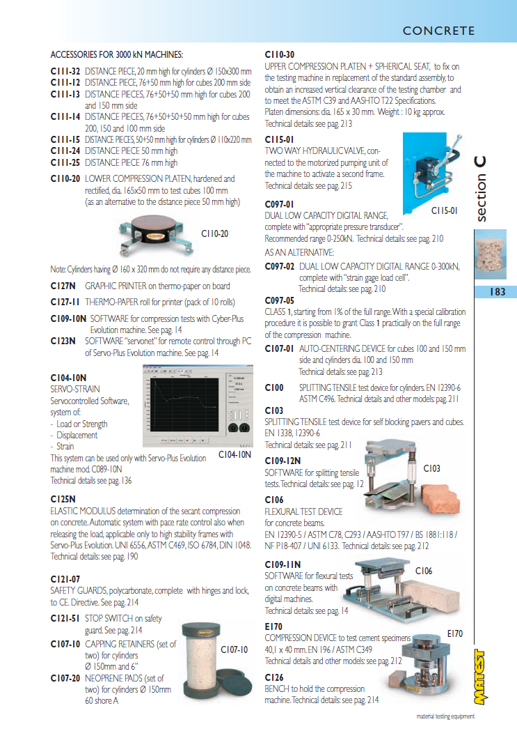 Matest laboriseadmete tootekataloog, lk 183