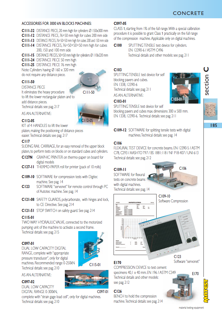 Matest laboriseadmete tootekataloog, lk 185