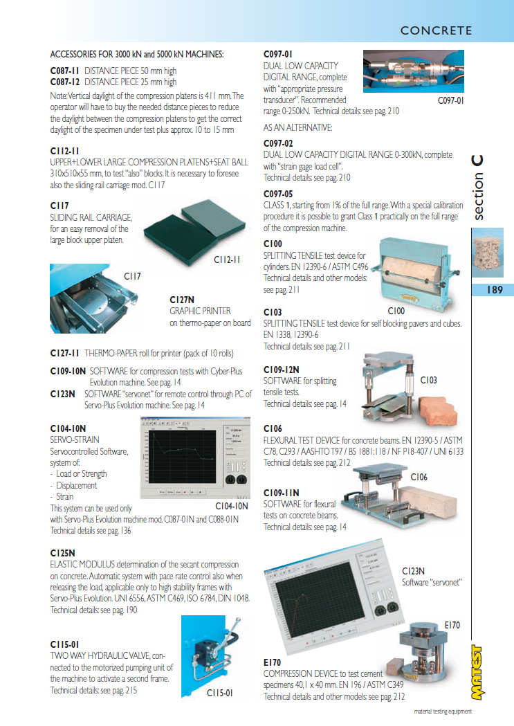 Matest laboriseadmete tootekataloog, lk 189
