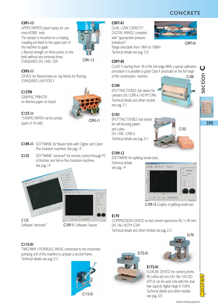 Matest laboriseadmete tootekataloog, lk 205
