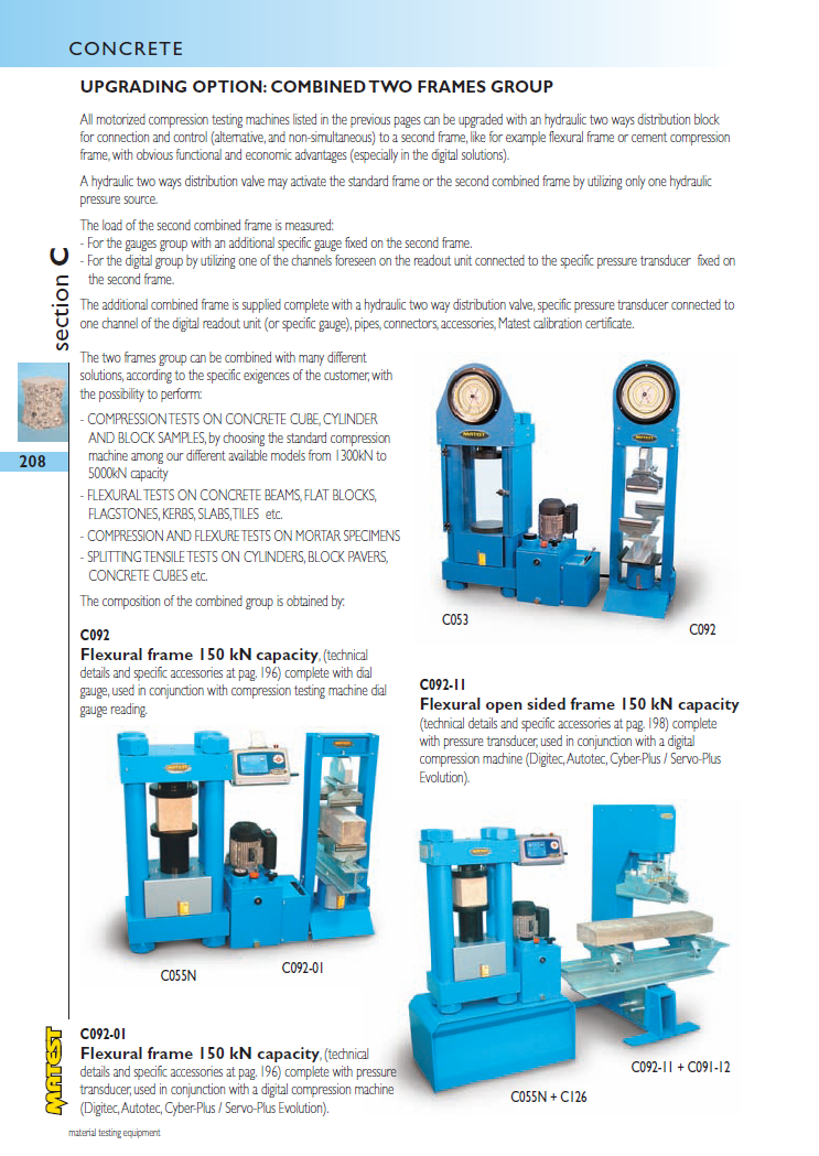 Matest laboriseadmete tootekataloog, lk 208