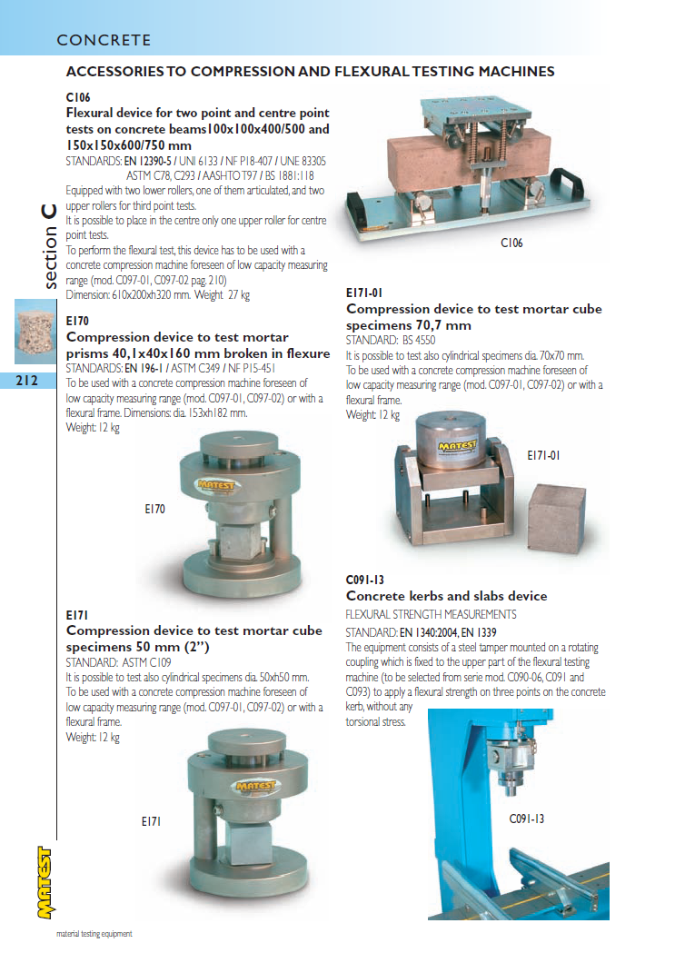 Matest laboriseadmete tootekataloog, lk 212