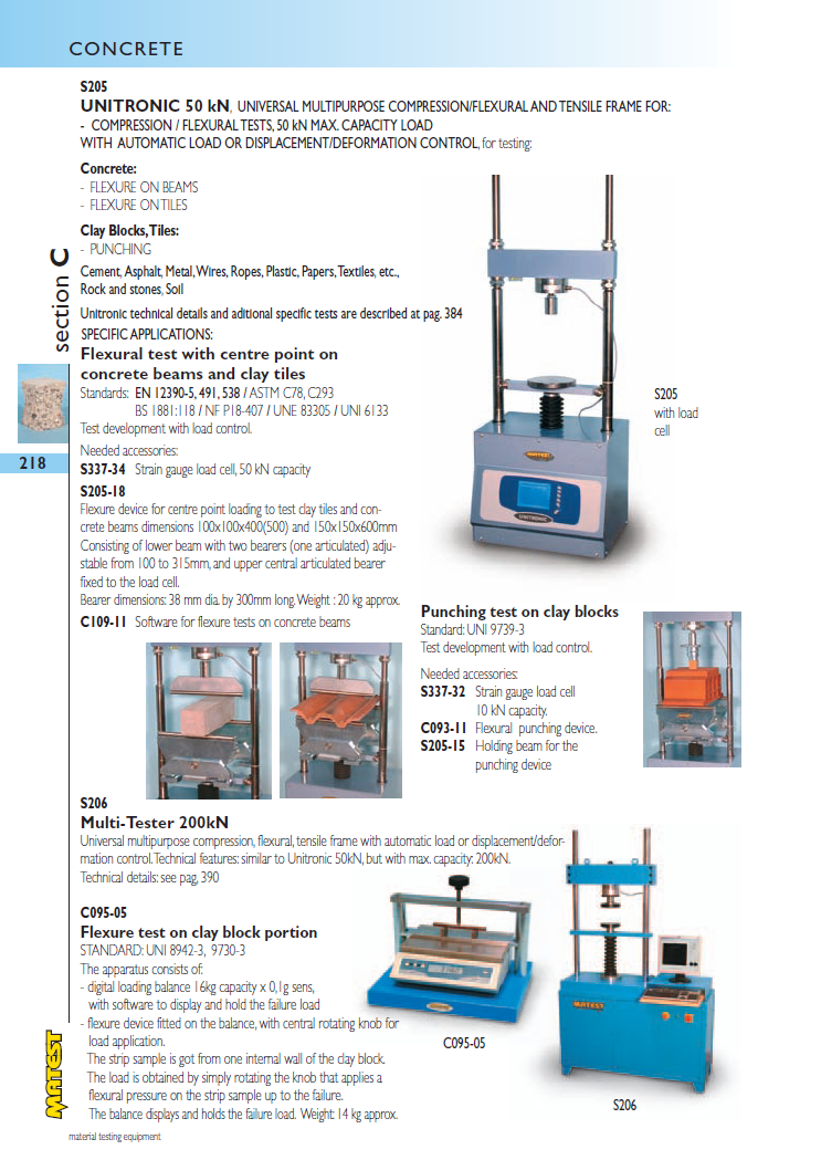 Matest laboriseadmete tootekataloog, lk 218