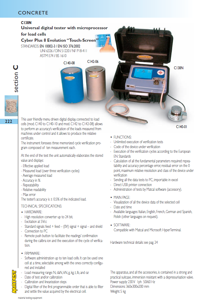 Matest laboriseadmete tootekataloog, lk 222