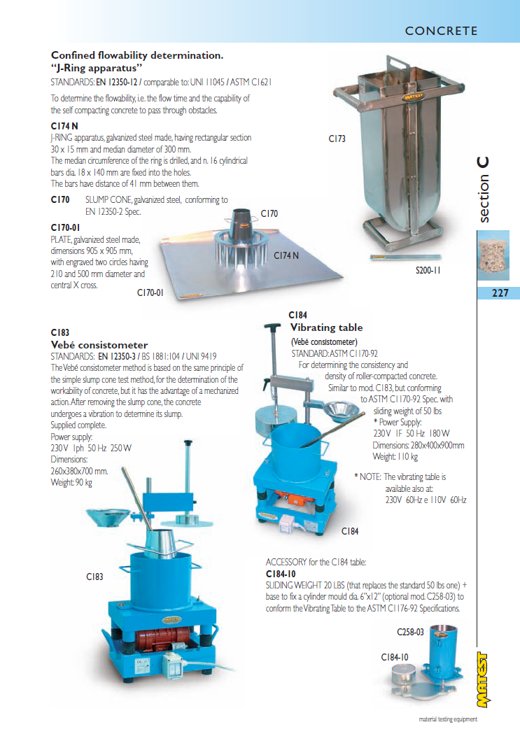 Matest laboriseadmete tootekataloog, lk 227