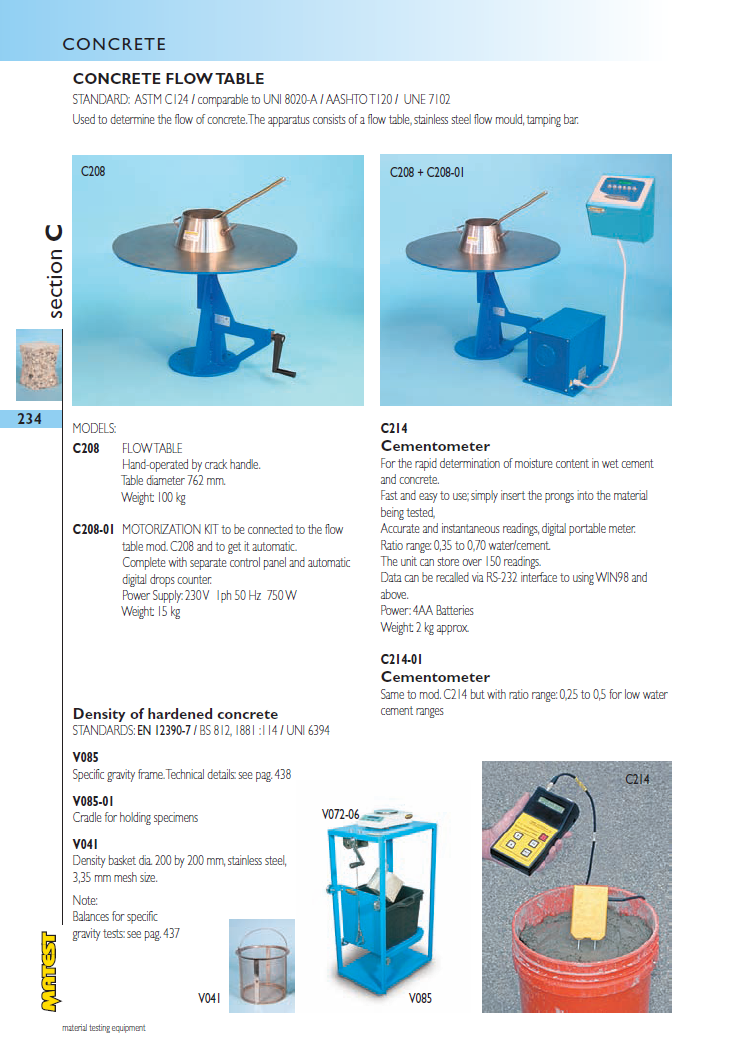 Matest laboriseadmete tootekataloog, lk 234