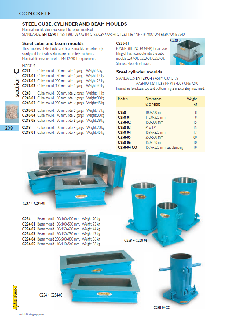 Matest laboriseadmete tootekataloog, lk 238