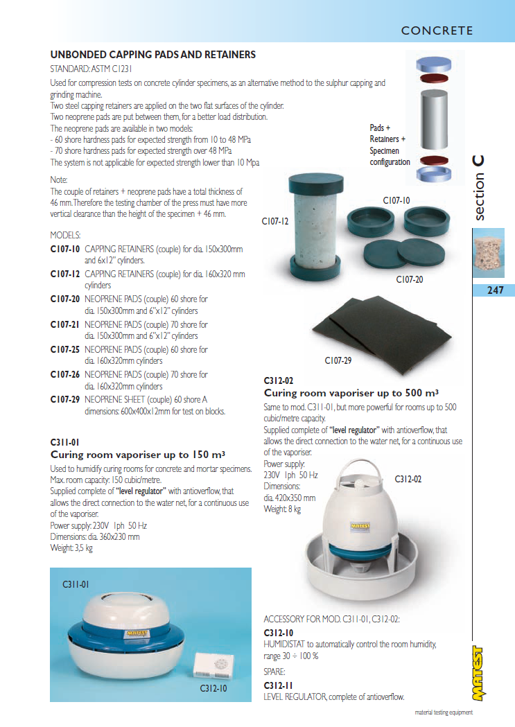 Matest laboriseadmete tootekataloog, lk 247