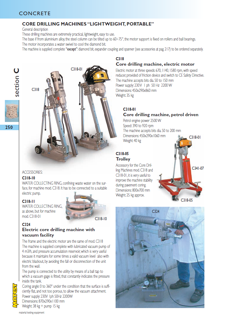 Matest laboriseadmete tootekataloog, lk 250