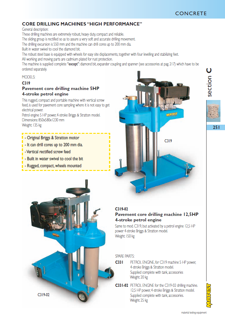 Matest laboriseadmete tootekataloog, lk 251