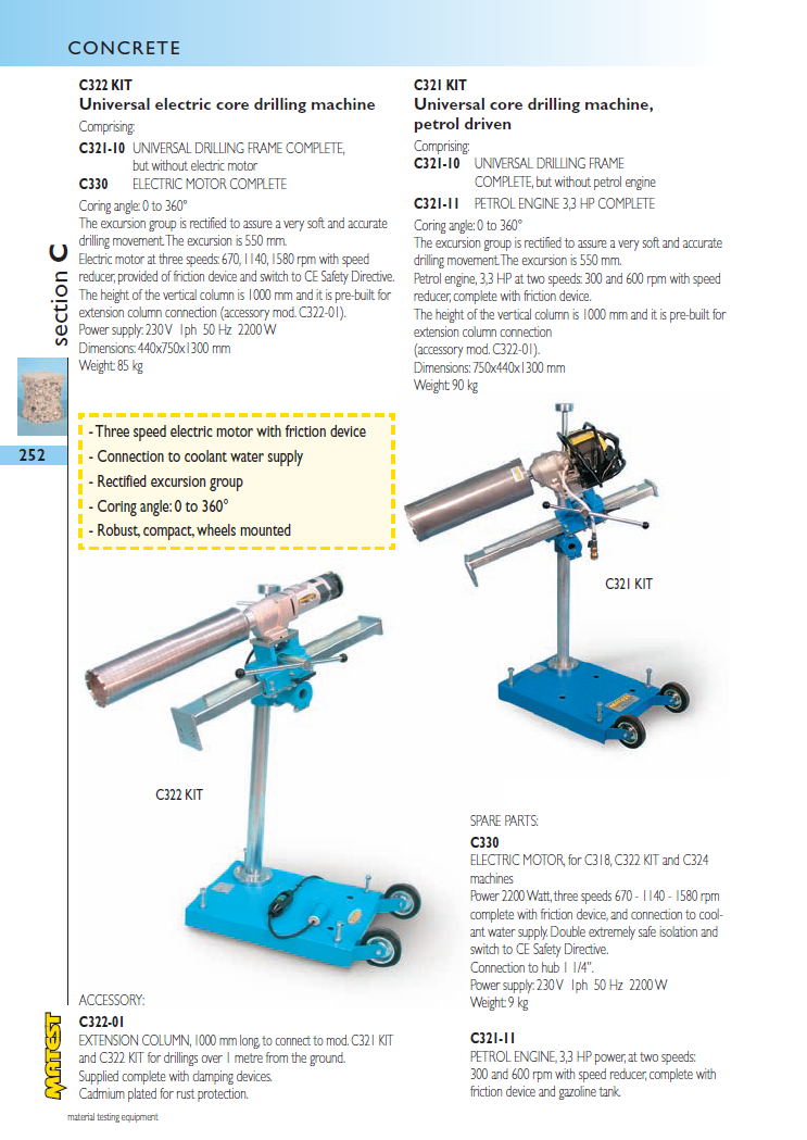 Matest laboriseadmete tootekataloog, lk 252