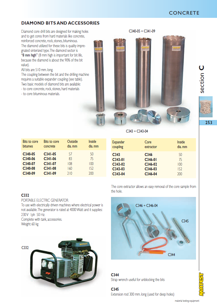 Matest laboriseadmete tootekataloog, lk 253