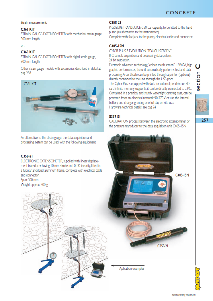 Matest laboriseadmete tootekataloog, lk 257