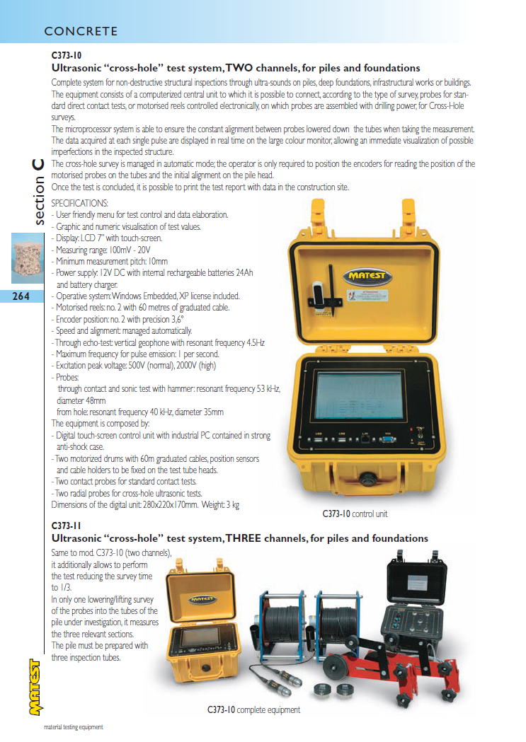 Matest laboriseadmete tootekataloog, lk 264