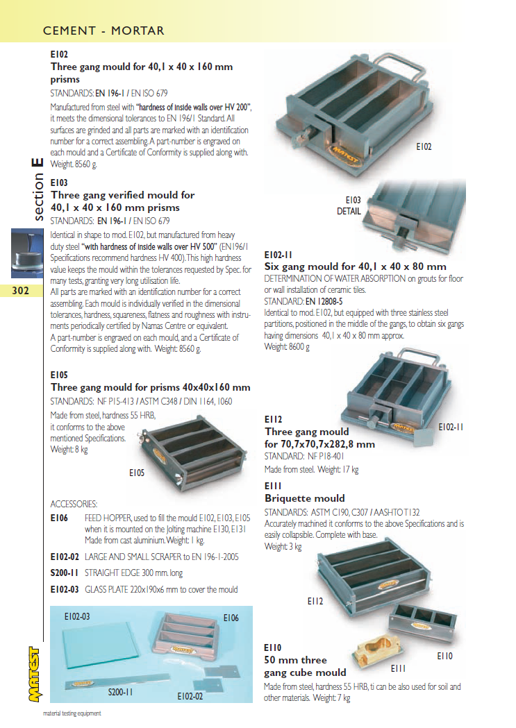 Matest laboriseadmete tootekataloog, lk 302