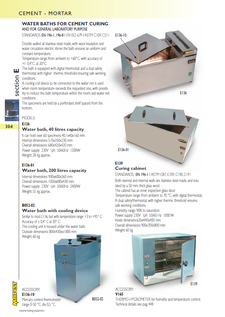 Matest laboriseadmete tootekataloog, lk 304