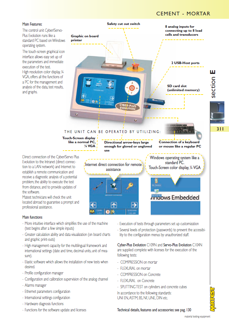Matest laboriseadmete tootekataloog, lk 311