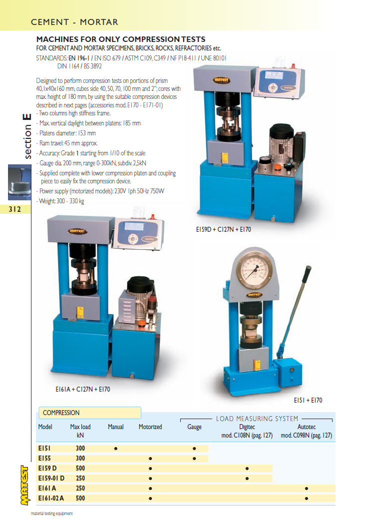 Matest laboriseadmete tootekataloog, lk 312