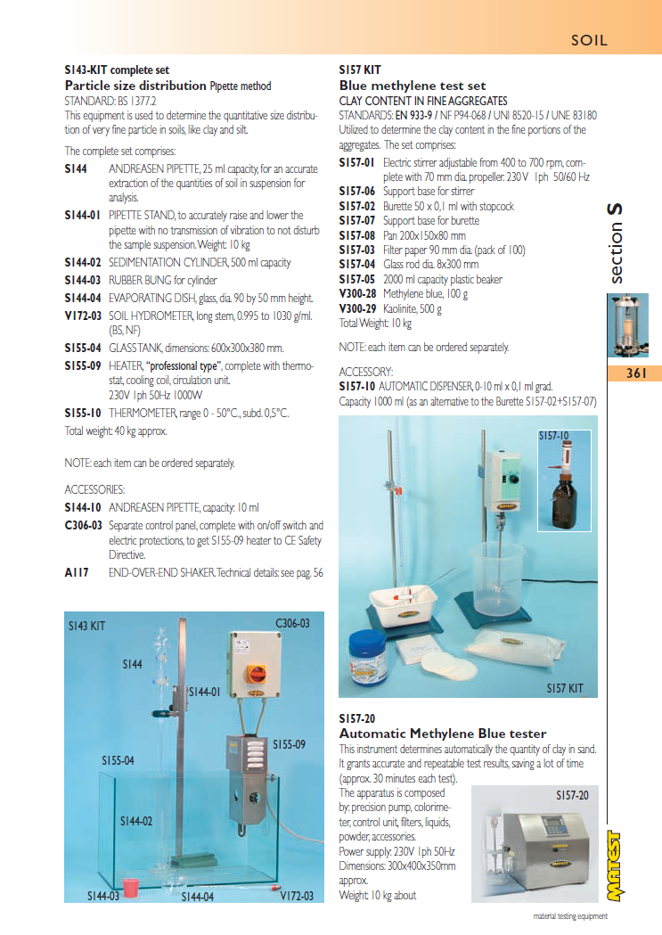 Matest laboriseadmete tootekataloog, lk 361