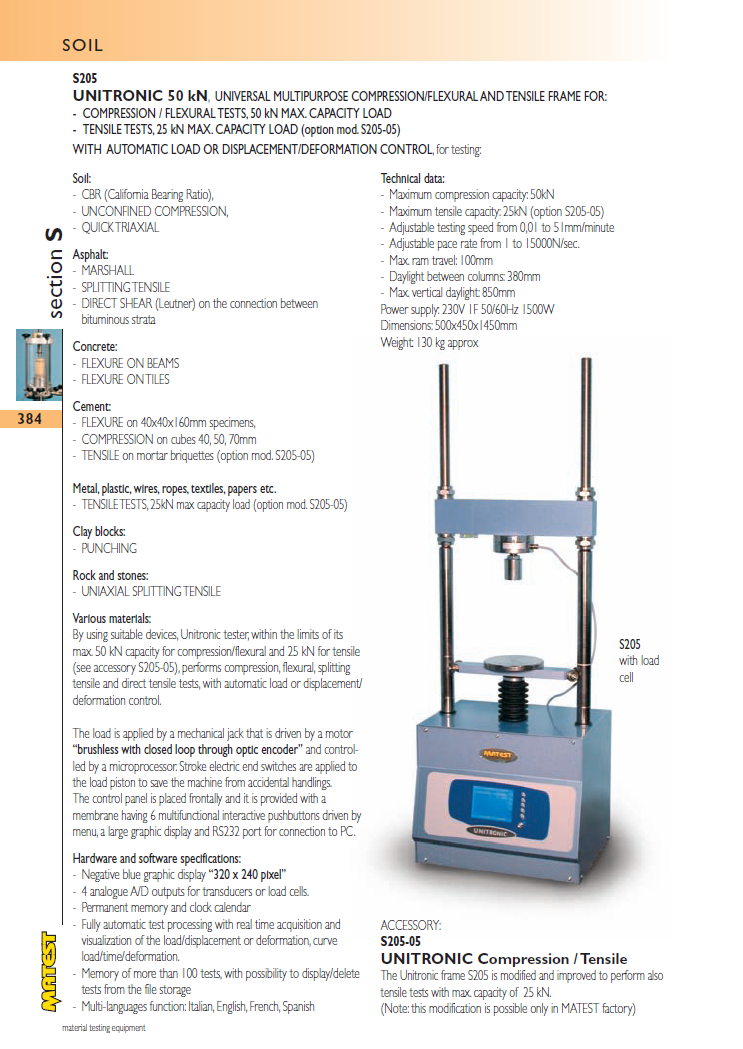 Matest laboriseadmete tootekataloog, lk 384