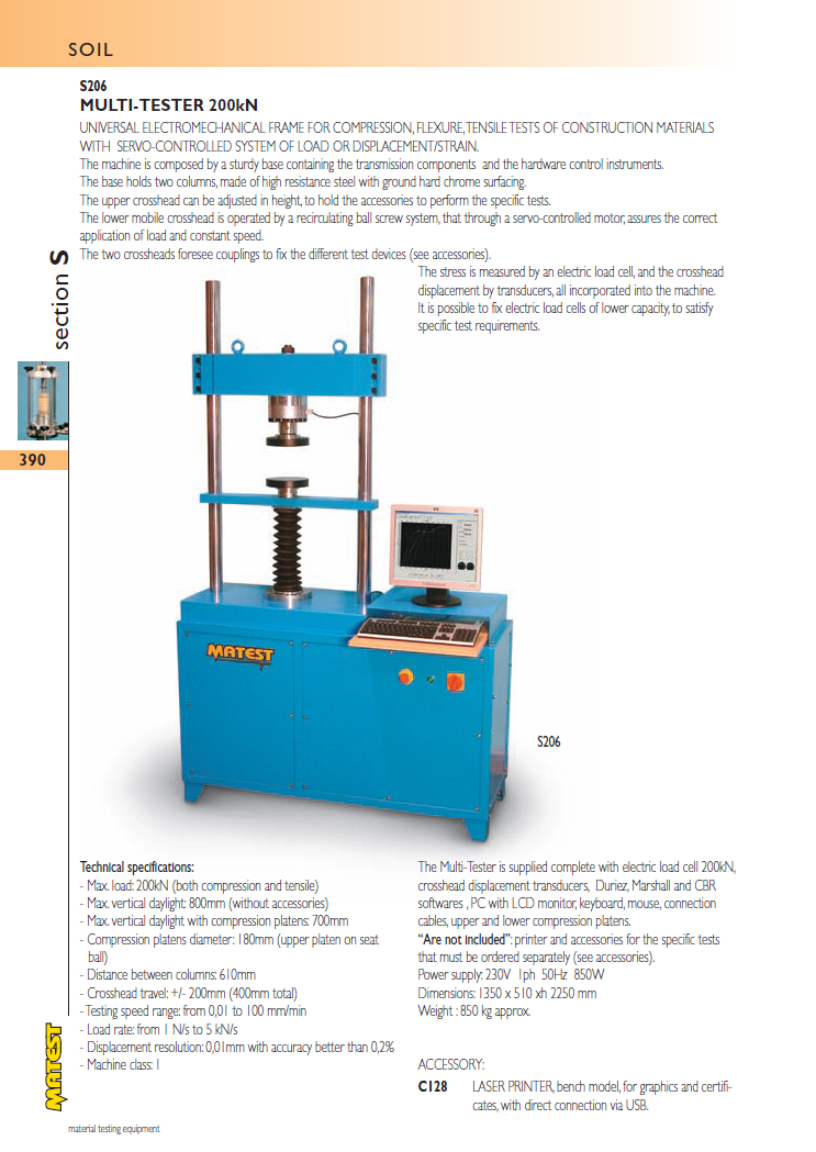 Matest laboriseadmete tootekataloog, lk 390