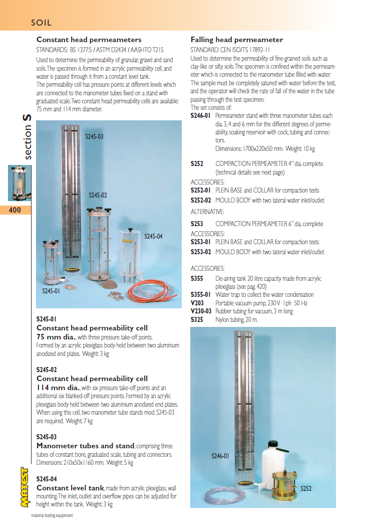 Matest laboriseadmete tootekataloog, lk 400
