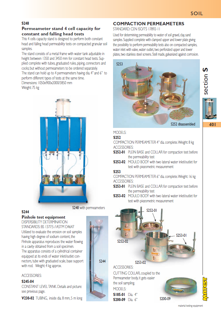 Matest laboriseadmete tootekataloog, lk 401