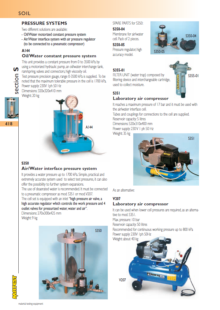 Matest laboriseadmete tootekataloog, lk 418