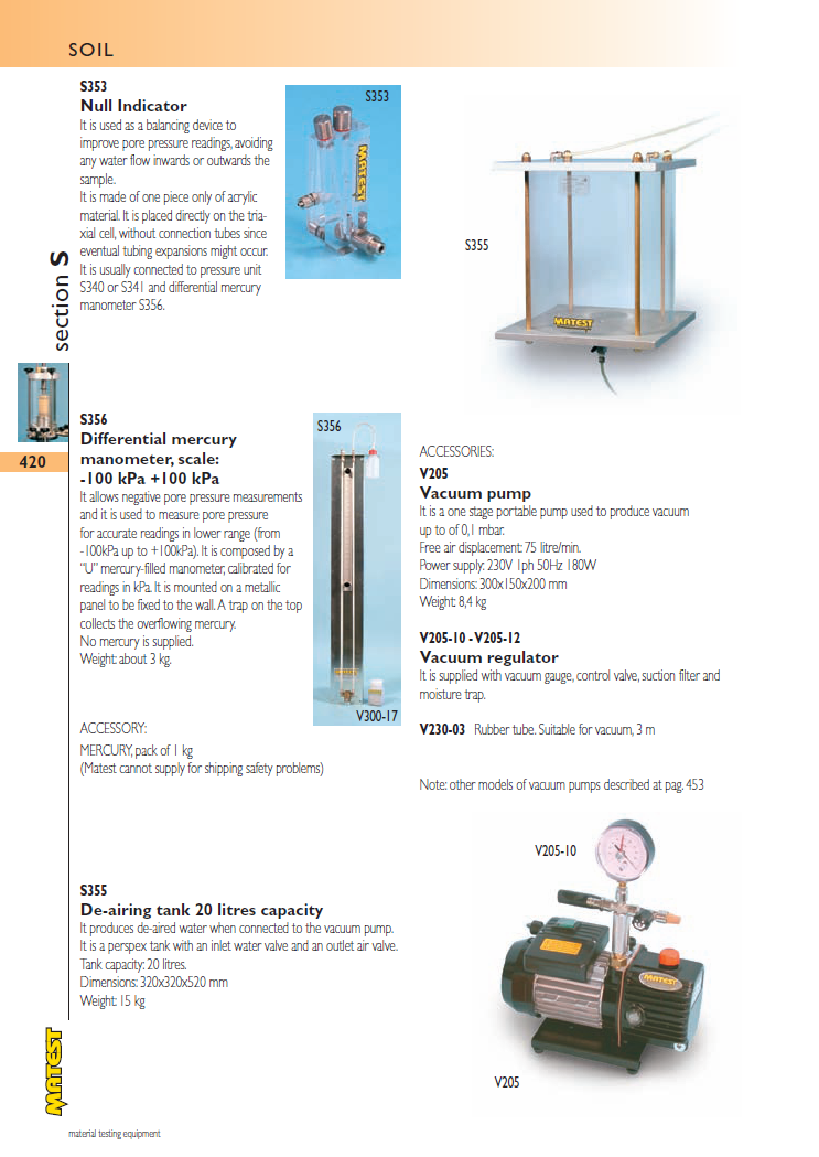 Matest laboriseadmete tootekataloog, lk 420