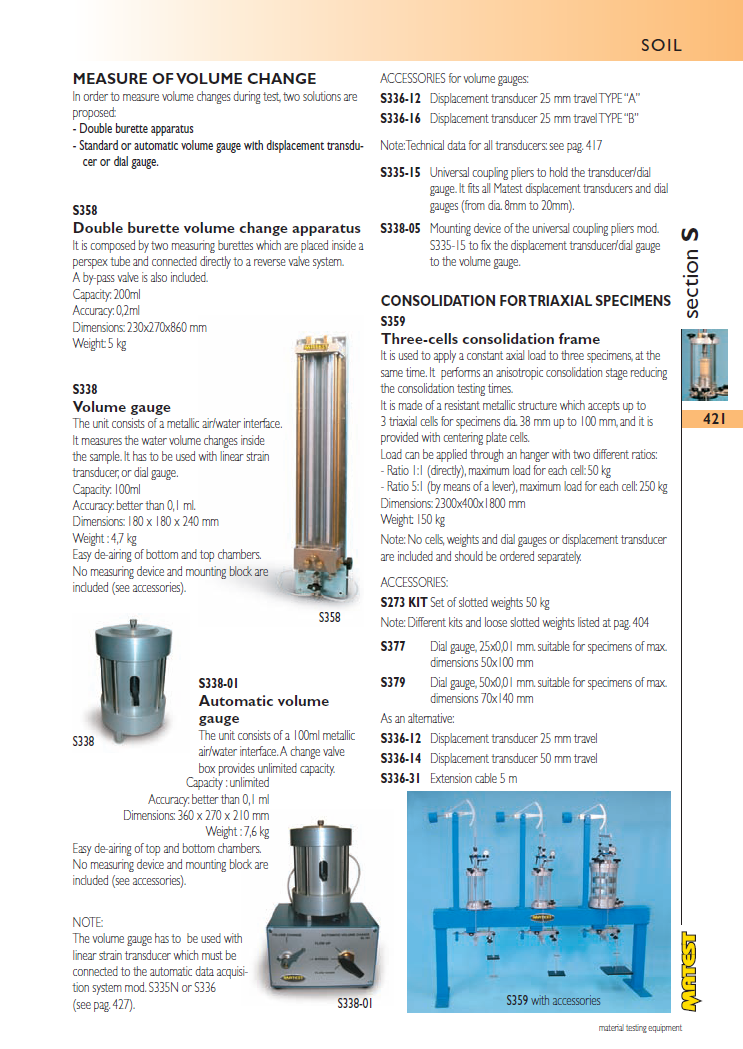 Matest laboriseadmete tootekataloog, lk 421